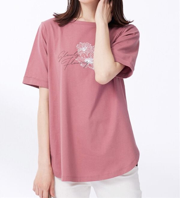 BELLUNA（ベルーナ）の「ヒンヤリ！着映えプリントプルオーバー（カットソー）」｜詳細画像