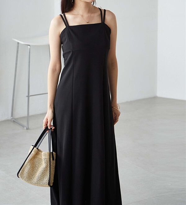 RANAN（ラナン）の「ダブルストラップバックリボンキャミワンピース（その他ワンピース）」｜詳細画像