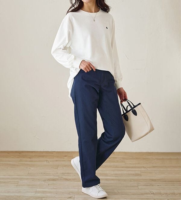 BELLUNA（ベルーナ）の「【ＰＯＬＯ　ＢＣＳ】綿チノパンツ（フルレングスパンツ）」｜詳細画像