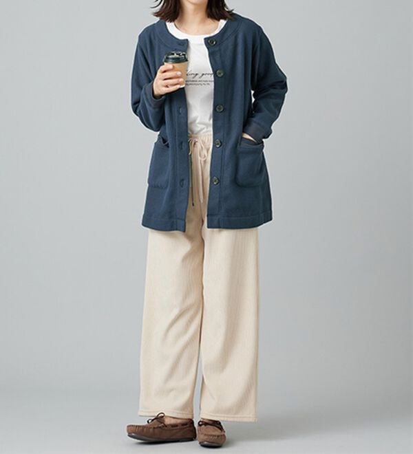 BELLUNA（ベルーナ）の「毎日着られる！快適フリースジャケット（セットアップ）」｜詳細画像