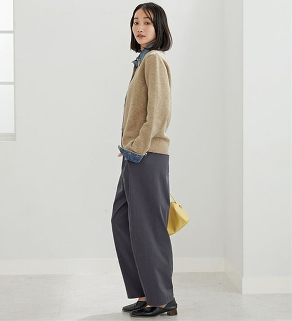 BELLUNA（ベルーナ）の「デニム&times;ニット切替ジャケット（その他ジャケット）」｜詳細画像