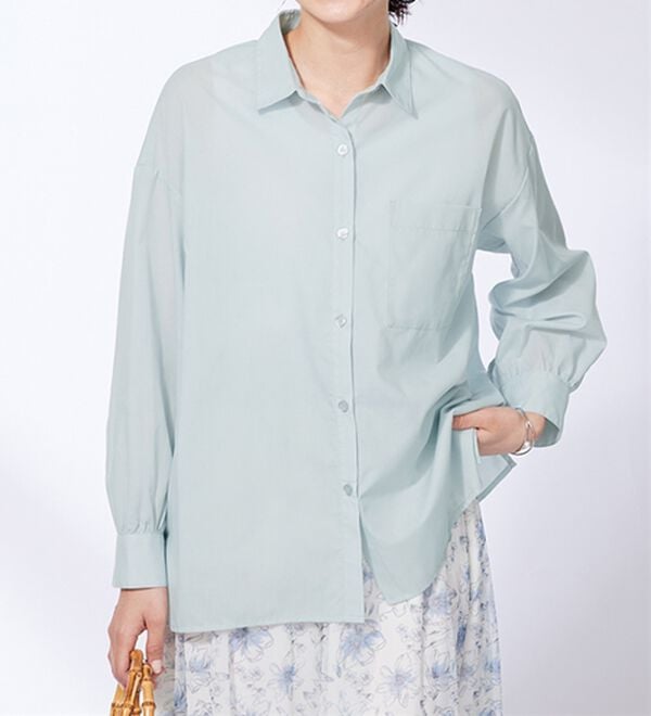 BELLUNA（ベルーナ）の「ベーシックデザインオーバーサイズシャツ（シャツ）」｜詳細画像