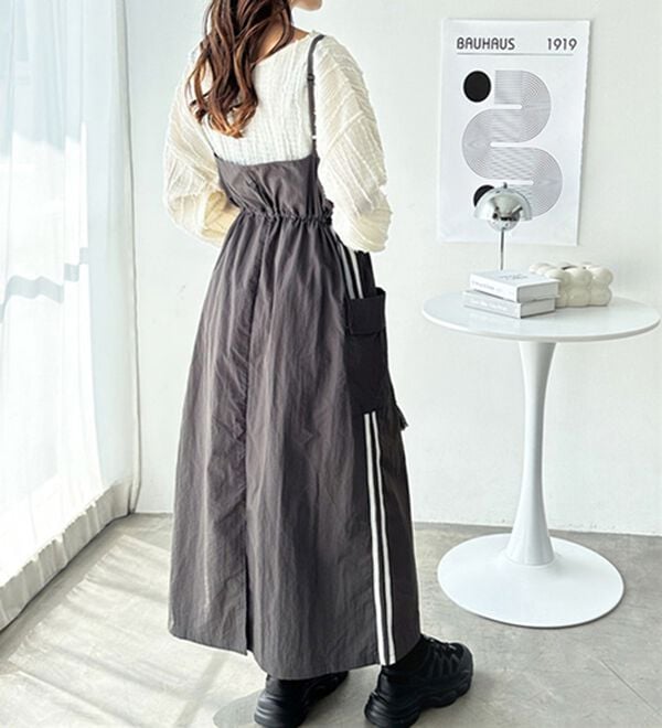 GeeRA（ジーラ）の「サイドラインドロストキャミワンピース（その他ワンピース）」｜詳細画像