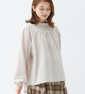 Viola e Viola（ヴィオラ エ ヴィオラ）の「バルーン袖スタンド衿ブラウス（ブラウス）」｜詳細画像