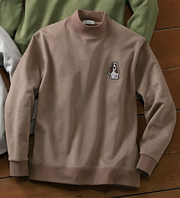 「＜ハッシュパピー＞選べるデザインスエードトレーナー（メンズトレーナー）」｜ブラウン