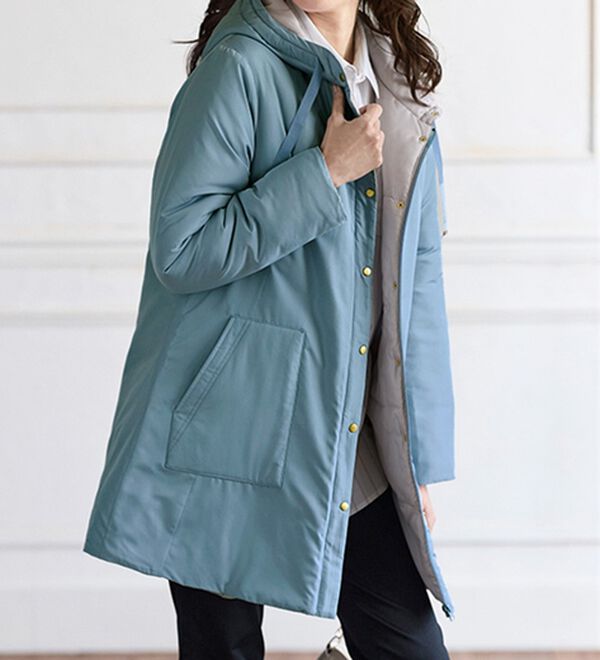 BELLUNA（ベルーナ）の「【Ａｉｒｙ＆Ｗａｒｍ】エアリーライトウォームコート（ハーフコート）」｜詳細画像