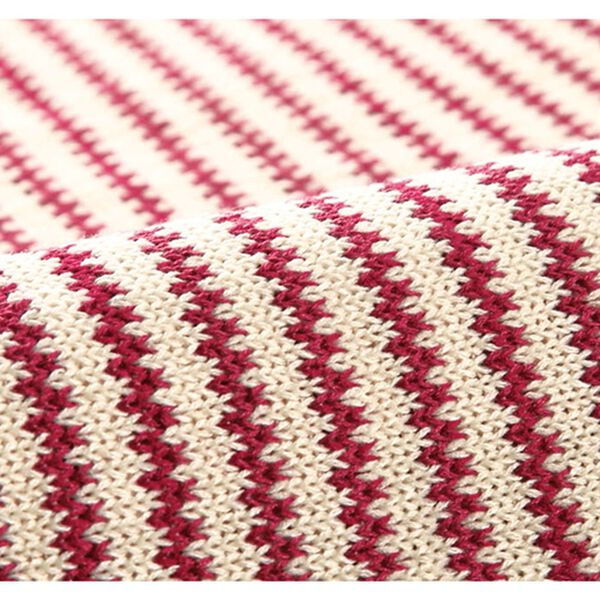 BELLUNA（ベルーナ）の「【小柄さん用】さらりと涼やかボーダーニットプルオーバー（ニット・セーター）」｜詳細画像