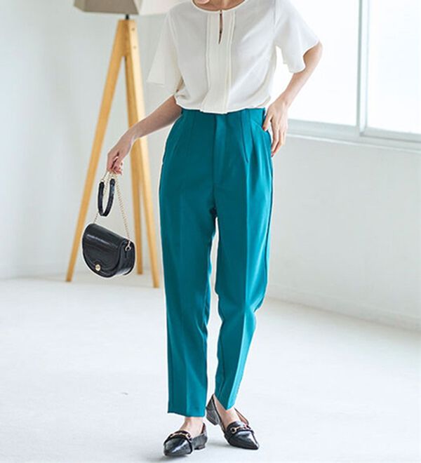 GeeRA（ジーラ）の「フロントタックフレアースリーブブラウス（ブラウス）」｜詳細画像