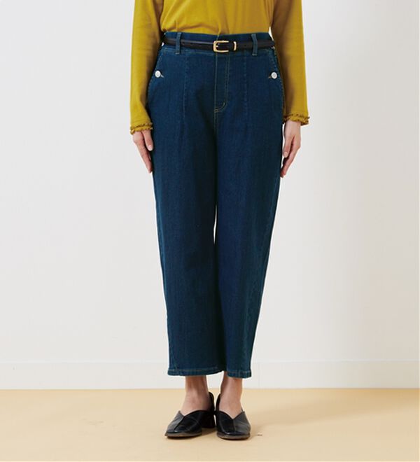 BELLUNA（ベルーナ）の「バルーンシルエットデニムパンツ（ワイドパンツ・ガウチョ）」｜詳細画像