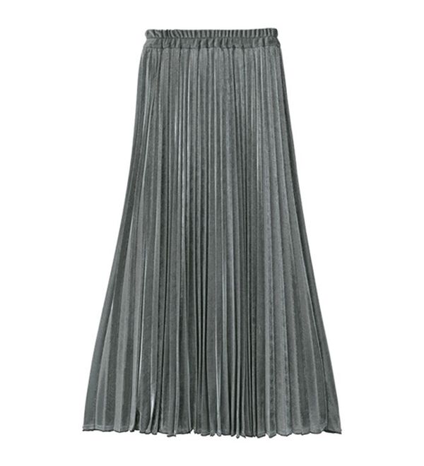RANAN（ラナン）の「シャイニープリーツスカート（ロングスカート）」｜詳細画像