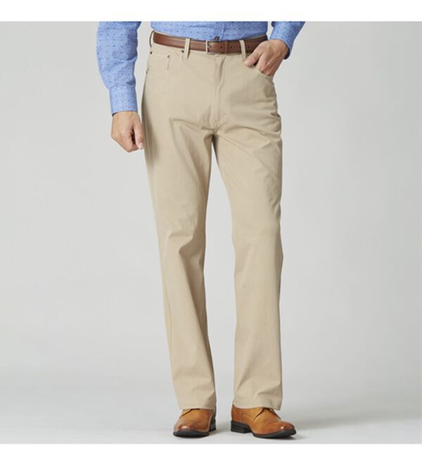 「【３本組】＜コムルヴァン・オム＞のびのび快適上品チノパンツ（メンズフルレングスパンツ）」｜詳細画像