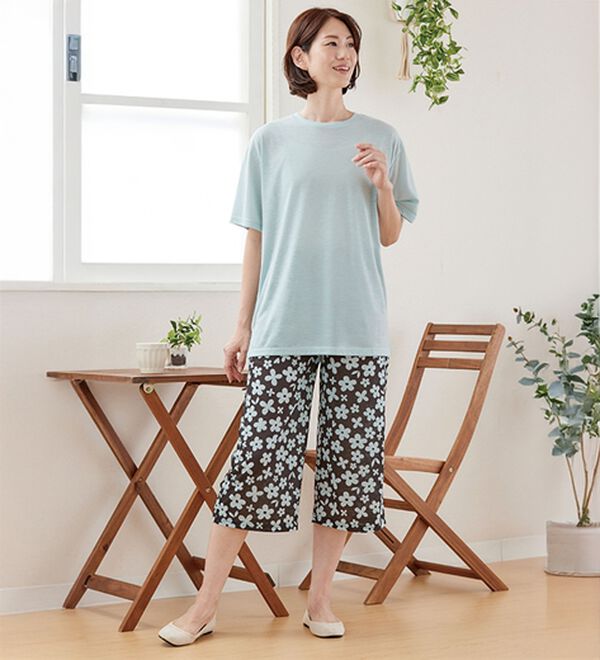 「サラッとくつろぎホームウエア（パジャマ・ルームウェア）」｜詳細画像