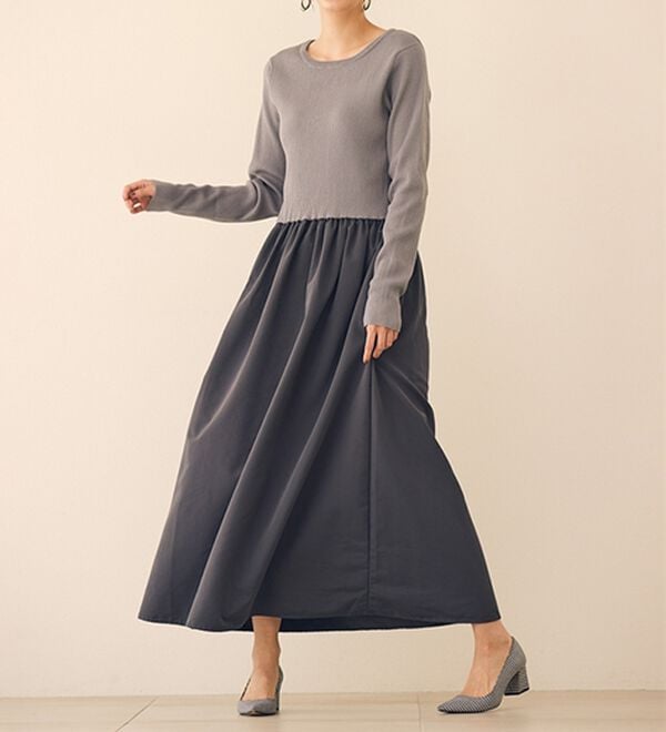 RANAN（ラナン）の「ニットドッキングワンピース（ドッキングワンピース）」｜詳細画像