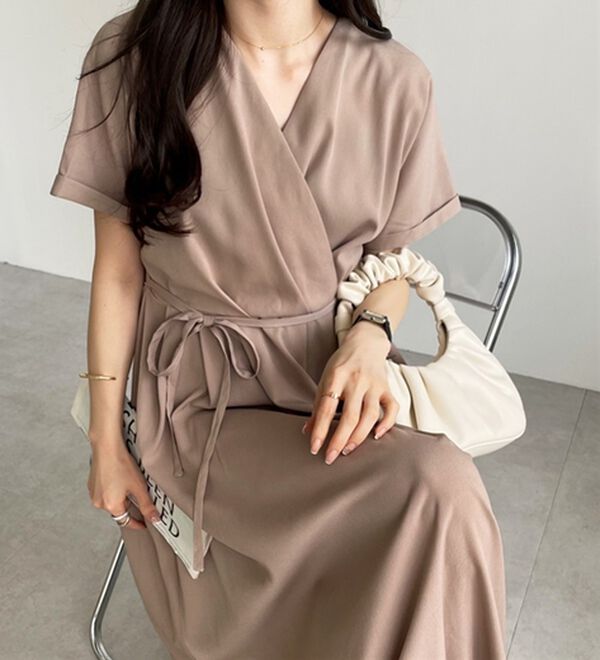 GeeRA（ジーラ）の「カシュクールフレアーワンピース（その他ワンピース）」｜詳細画像