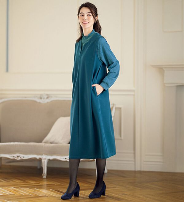 ルフラン（ルフラン）の「【３色組】パッと着るだけ！着映えワンピース（その他ワンピース）」｜詳細画像