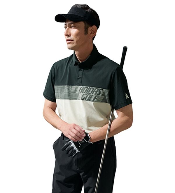 「＜アディダス＞カラーストレッチ半袖シャツ（メンズポロシャツ）」｜詳細画像