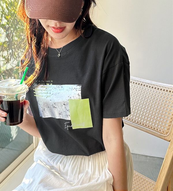 GeeRA（ジーラ）の「アソートロゴプリントＴシャツ（カットソー）」｜詳細画像