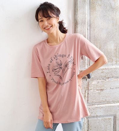 BELLUNA（ベルーナ）の「綿１００％プリントＴシャツ（Tシャツ）」