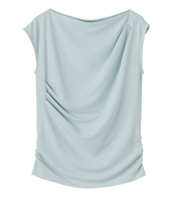 RANAN（ラナン）の「タックドレープフレンチスリーブT（Tシャツ）」｜詳細画像