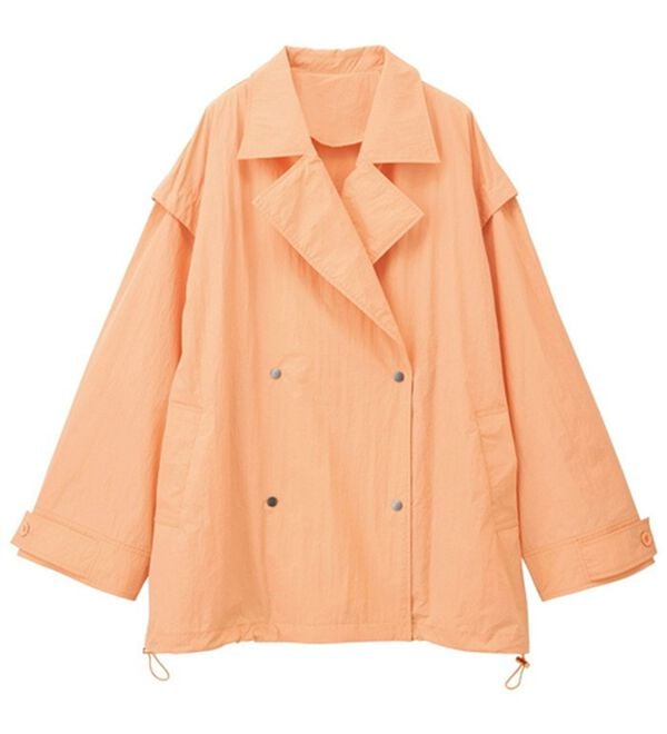 RANAN（ラナン）の「２ＷＡＹナイロントレンチコート（ハーフコート）」｜詳細画像