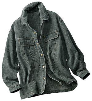 BELLUNA（ベルーナ）の「おしゃれの主役！ジャカードデニムジャケット（その他ジャケット）」｜グレー