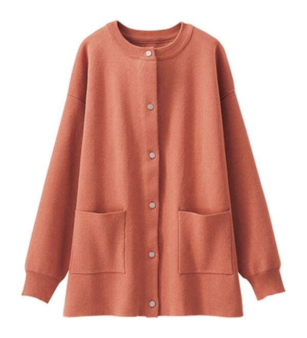 BELLUNA（ベルーナ）の「ポケットデザイン美人顔カーディガン（ニットカーディガン）」｜詳細画像