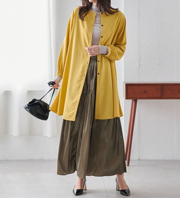 RANAN（ラナン）の「２ＷＡＹボタン使いフレアーブラウス（ブラウス）」｜詳細画像