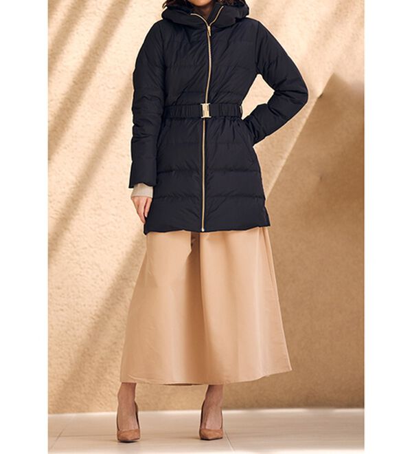 RANAN（ラナン）の「暖かファーフード使いすっきりダウンコート（ダウンコート・ジャケット・ベスト）」｜詳細画像