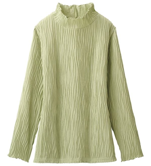 「【３色組】重ね着を楽しむメロウジャカードインナー（肌着・インナーウェア）」｜詳細画像