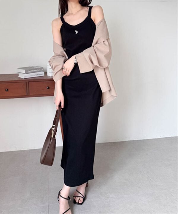 RANAN（ラナン）の「＜U.S.POLO ASSN.＞カップ付アメスリリブワンピース（カットソーワンピース）」｜詳細画像