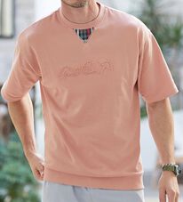 「＜アーノルド　パーマー＞エンボスデザインスウェットＴシャツ（メンズＴシャツ）」