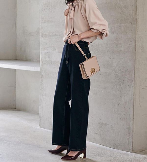 RANAN（ラナン）の「フリル衿ボウタイギャザーブラウス（ブラウス）」｜詳細画像