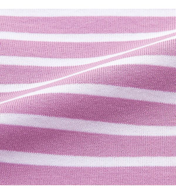 VINNO（ヴィノ）の「＜日本製＞釦デザインボーダープルオーバー（カットソー）」｜詳細画像