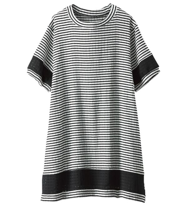 BELLUNA（ベルーナ）の「さらっとした着心地！涼感シアー使いチュニック（チュニック）」｜詳細画像
