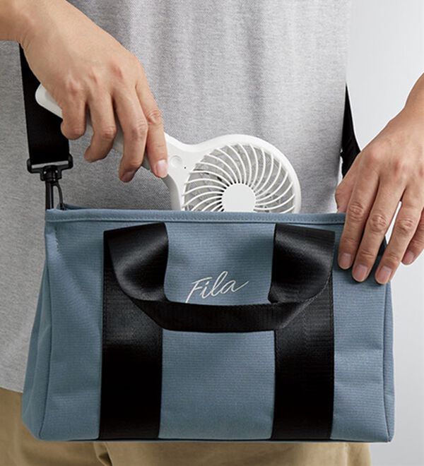 「＜ＦＩＬＡ＞便利な２ルームコンパクトトート（メンズトートバッグ）」｜詳細画像