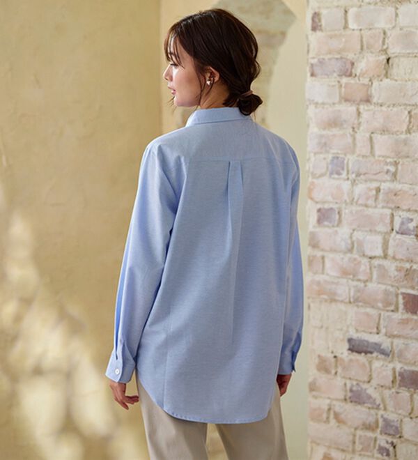 BELLUNA（ベルーナ）の「【ＰＯＬＯ　ＢＣＳ】オックス素材刺しゅうシャツ（シャツ）」｜詳細画像