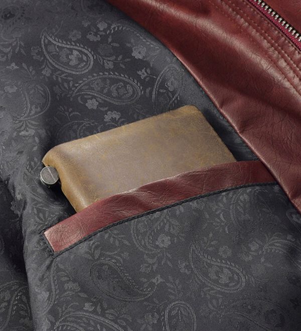 「なめらか質感フェイクレザージャケット（メンズジャケット）」｜詳細画像