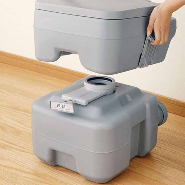 「本格派ポータブル水洗トイレ（防災グッズ・防犯グッズ）」｜詳細画像