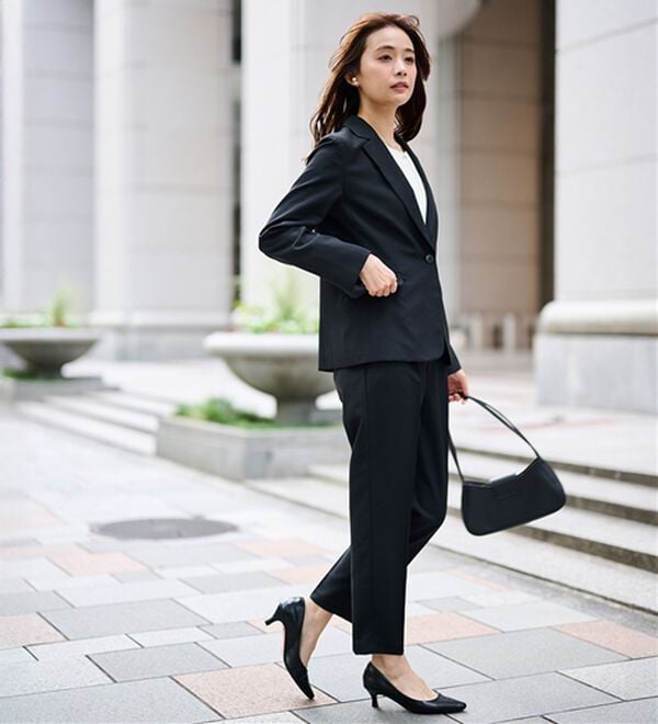 RANAN（ラナン）の「【選べる衿】2点セットベーシックスーツ（パンツスーツ）」｜詳細画像