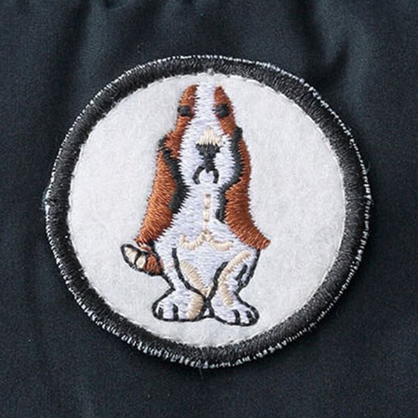 「＜ハッシュパピー＞ワッペン使い快適スポーティベスト（メンズベスト）」｜詳細画像