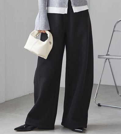RANAN（ラナン）の「裏起毛カーブスウェットパンツ（その他パンツ）」