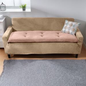 iellio（イエリオ）の「とろけるマイクロソファパッド＜抗菌防臭機能付・ソファーパッド・２人掛け・３人掛け・クッション・長座布団＞（ソファパッド）」｜モーヴピンク