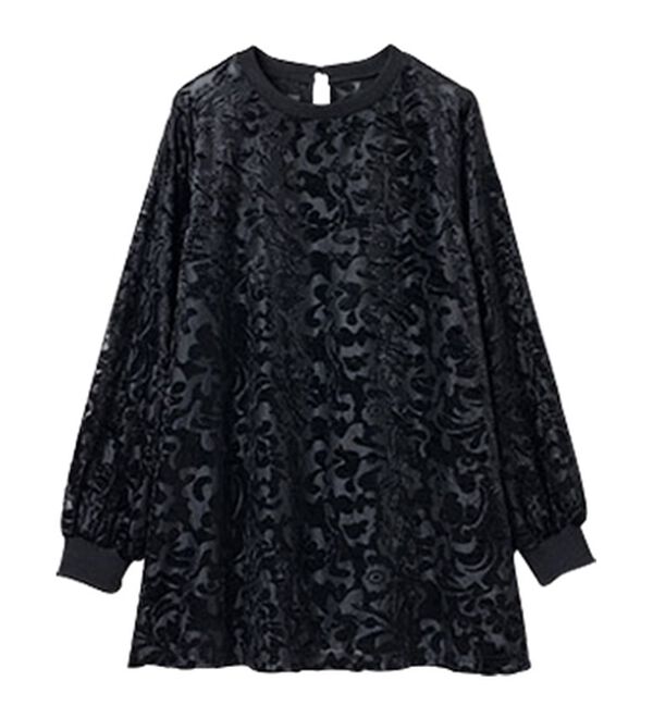 RANAN（ラナン）の「オパール加工フレアーチュニック（チュニック）」｜詳細画像