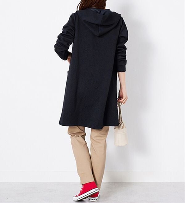 BELLUNA（ベルーナ）の「幾何柄ジャカード素材フードカーディガン（その他カーディガン）」｜詳細画像