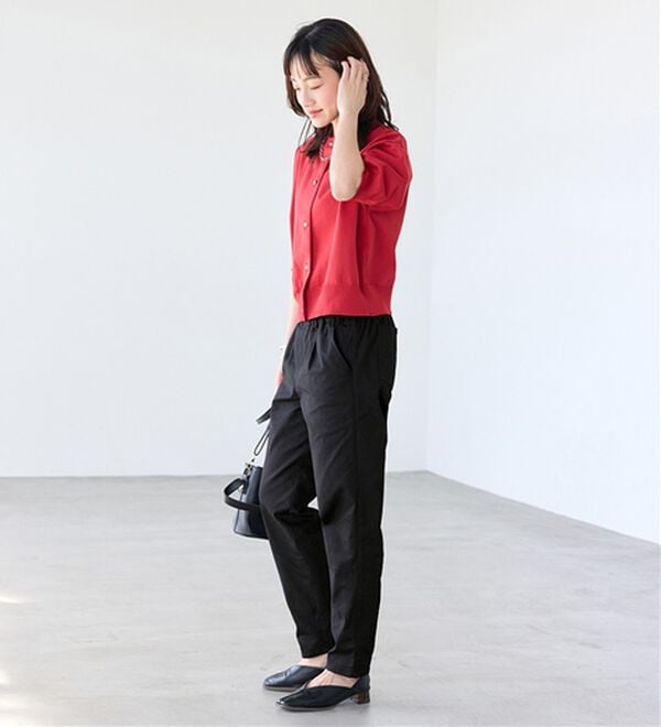 BELLUNA（ベルーナ）の「ゆるっとラクちん！万能パンツ（テーパードパンツ）」｜詳細画像