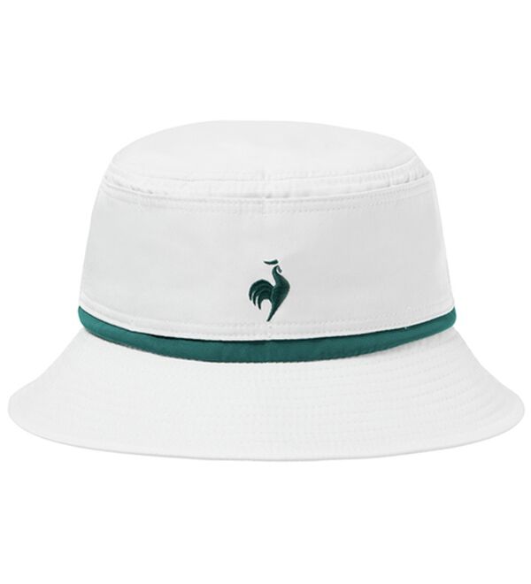 「＜ルコック＞【遮熱】バケットハット（メンズゴルフウェア）」｜ホワイト