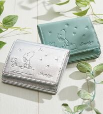 「スヌーピー　小銭が見やすい本革コンパクト財布（財布・パスケース）」