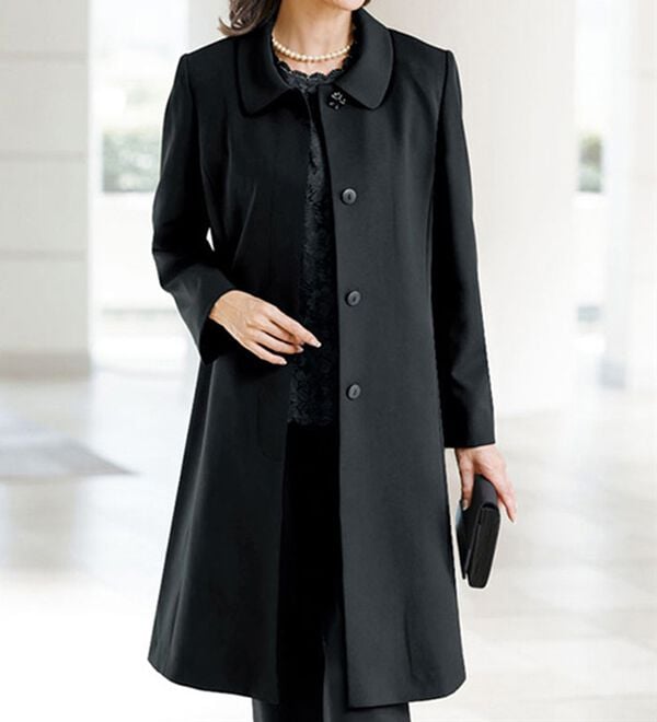 BELLUNA（ベルーナ）の「はっ水加工フォーマルコート（ライナー付）（ロングコート）」｜詳細画像