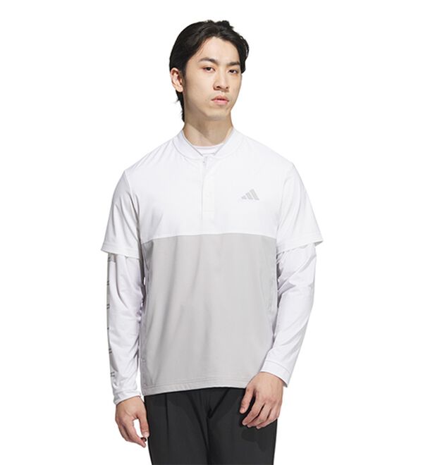 「＜ａｄｉｄａｓ＞２ｉｎ１ポロシャツ（メンズポロシャツ）」｜詳細画像