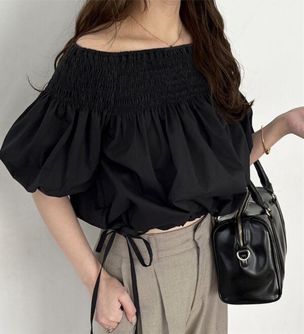 GeeRA（ジーラ）の「ドロストオフショルブラウス（ブラウス）」｜詳細画像